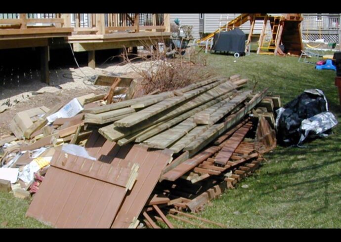 Deck Removal Dumpster Services, Greenacres Junk Removal and Trash Haulers